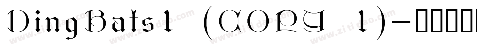 DingBats1 (COPY 1)字体转换